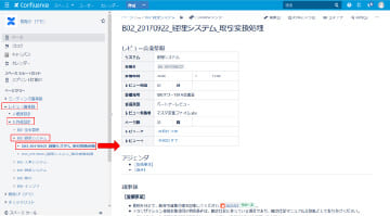 Confluenceのスクリーンショット
